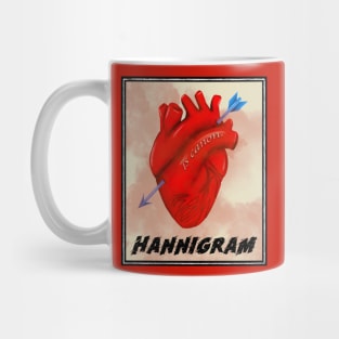 Hannigram is Canon Heart and Arrow Vintage Poster Mug